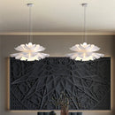 GobekUsa Acrylic Flower Chandelier LED Pendant Light for Dining and Bedroom Decor
