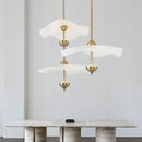 GobekUsa Lotus Leaf Pendant Lights for Ceiling Staircase Chandelier - Modern LED Hanging Lamps