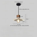 GobekUsa Glass LED Pendant Light - Modern Nordic Hanging Lamp for Home and Dining