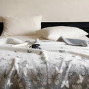 GobekUsa Butterfly Jacquard Imitation Mink Fur Warm Blanket