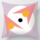 GobekUsa Geometric Leaves Print Cushion Cover for Home Decor and Comfort