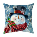 GobekUsa Christmas Cushion Cover Set - Festive Xmas Decor for Living Room Sofa