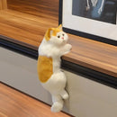 GobekUsa Cat Dog Plush Ornaments Dolls for Home Decor & TV, Realistic Pet Figurines