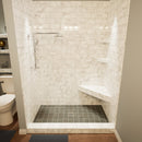 The Original™ Deluxe 48" x 48" Shower Conversion Kit with Orange Waterproof Board