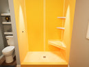 The Original™ Deluxe 48" x 48" Shower Conversion Kit with Orange Waterproof Board
