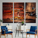 Scotch Whiskey Barrel Cigar Bourbon Wall Art, Scotch Whiskey
