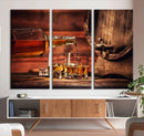 Scotch Whiskey Barrel Cigar Bourbon Wall Art, Scotch Whiskey