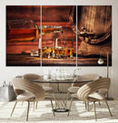 Scotch Whiskey Barrel Cigar Bourbon Wall Art, Scotch Whiskey