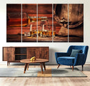 Scotch Whiskey Barrel Cigar Bourbon Wall Art, Scotch Whiskey