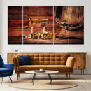 Scotch Whiskey Barrel Cigar Bourbon Wall Art, Scotch Whiskey