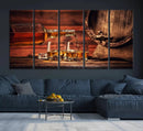 Scotch Whiskey Barrel Cigar Bourbon Wall Art, Scotch Whiskey