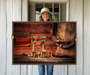 Scotch Whiskey Barrel Cigar Bourbon Wall Art, Scotch Whiskey
