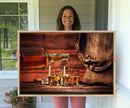 Scotch Whiskey Barrel Cigar Bourbon Wall Art, Scotch Whiskey