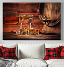 Scotch Whiskey Barrel Cigar Bourbon Wall Art, Scotch Whiskey