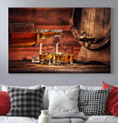 Scotch Whiskey Barrel Cigar Bourbon Wall Art, Scotch Whiskey