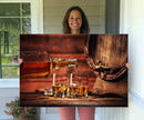 Scotch Whiskey Barrel Cigar Bourbon Wall Art, Scotch Whiskey