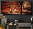 Scotch Whiskey Barrel Cigar Bourbon Wall Art, Scotch Whiskey