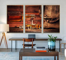 Scotch Whiskey Barrel Cigar Bourbon Wall Art, Scotch Whiskey
