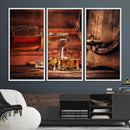 Scotch Whiskey Barrel Cigar Bourbon Wall Art, Scotch Whiskey