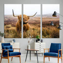 Scottish Highland Cow Cattle Art Print Farmhouse Wall Art