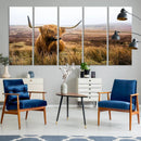 Scottish Highland Cow Cattle Art Print Farmhouse Wall Art