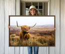 Scottish Highland Cow Cattle Art Print Farmhouse Wall Art