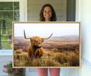 Scottish Highland Cow Cattle Art Print Farmhouse Wall Art