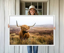 Scottish Highland Cow Cattle Art Print Farmhouse Wall Art
