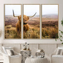Scottish Highland Cow Cattle Art Print Farmhouse Wall Art
