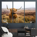 Scottish Highland Cow Cattle Art Print Farmhouse Wall Art