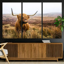 Scottish Highland Cow Cattle Art Print Farmhouse Wall Art