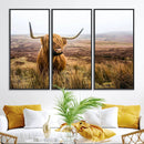 Scottish Highland Cow Cattle Art Print Farmhouse Wall Art