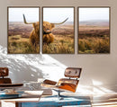 Scottish Highland Cow Cattle Art Print Farmhouse Wall Art