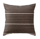Cusco Stripe Pillow Cover in Chocolate