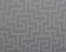Greek Key Pillow Cover in Silver