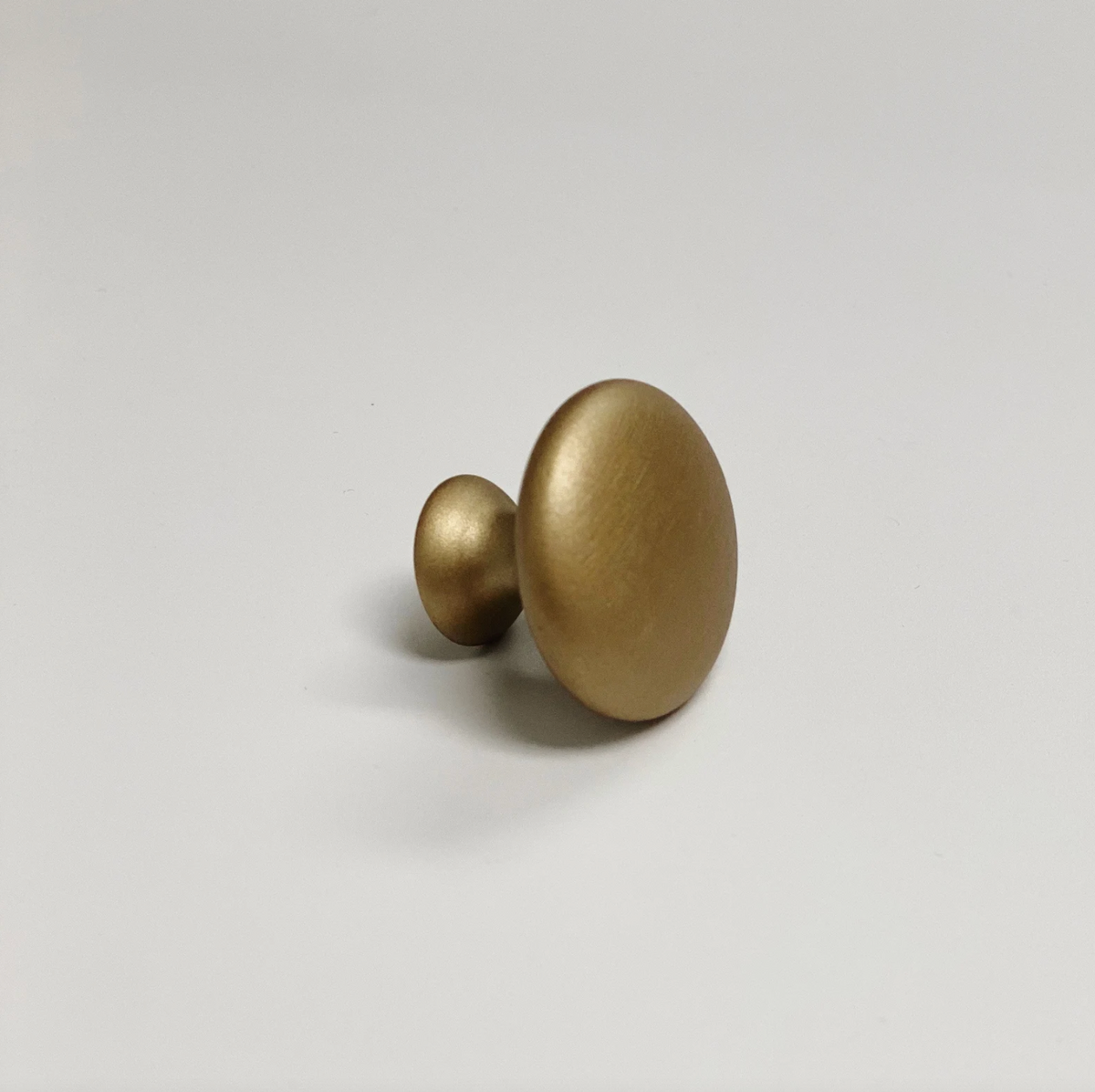 Round "Capri" Brushed Gold Cup Drawer Pull, Ring Pull or Cabinet Knob, photo 5 of 9