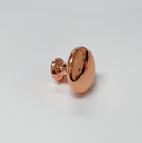 Polished Copper "Capri" Cup Drawer Pull, Ring Pull and Cabinet Knob