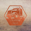 Semi Truck Monogram V4