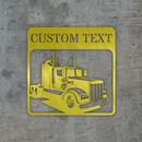 Semi Truck Monogram V5