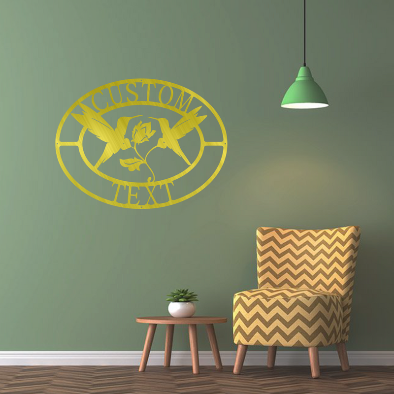 Hummingbirds Monogram