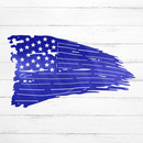 Distressed American Flag