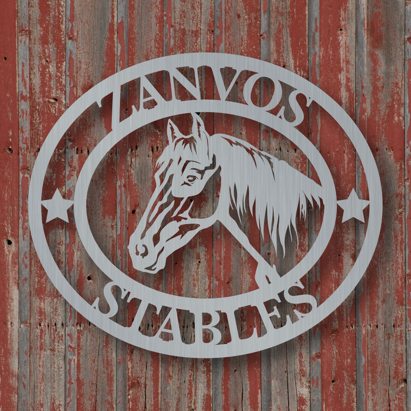 Horse Breed Monogram