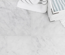 Bianco Carrara"C" Marble Penny Round (Single Color) Honed Tile