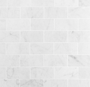 Bianco Carrara"C" Marble 3" x 6" Honed Tile