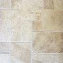 Ivory Travertine 3/4" x 12" Bullnose Liner Honed Tile
