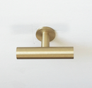 Lew's Round Bar Cabinet Knobs and Handles in Brushed Brass by Forge Hardware Studio