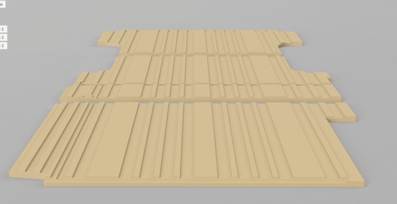 Sprinter Floor Insulation System and Subfloor