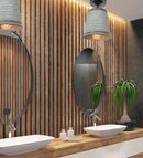 Corrugated Barn Metal Galvanized Rustic Pendant Light