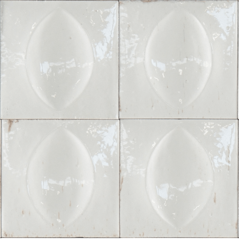 Gleeze Glossy Porcelain Struttura 3D Deco 4"x4"