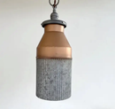 Rustic COPPER Farmhouse MILK CAN Barn Pendant Light Fixture by The Lamp Goods